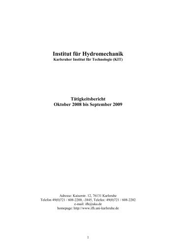Institut fÃ¼r Hydromechanik - IfH