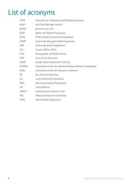 Asia Child Marriage Initiative: Summary of Research in ... - ICRW