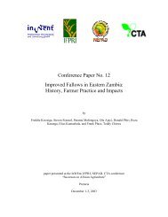 Improved Fallows in Eastern Zambia - International Food Policy ...