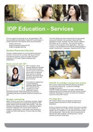 Download this fact sheet for more information on ... - IDP Education