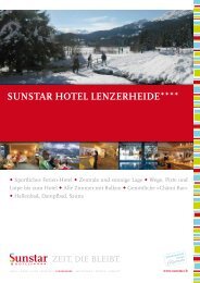 sunstar hotel lenzerheide