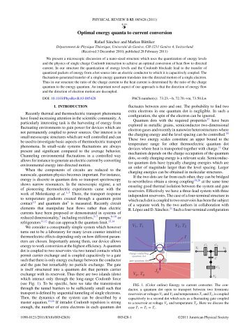 Optimal energy quanta to current conversion - APS Link Manager ...