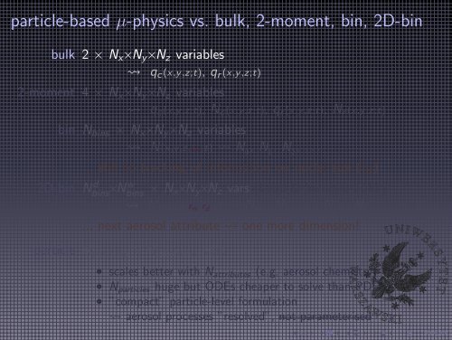 1cm Particle-based simulations as a tool for ... - Faculty of Physics