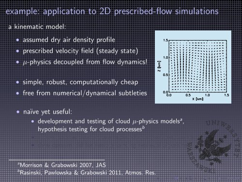 1cm Particle-based simulations as a tool for ... - Faculty of Physics