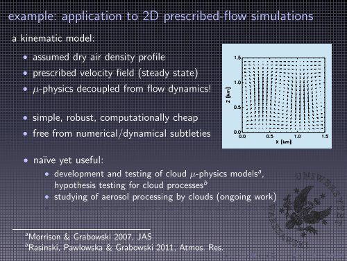 1cm Particle-based simulations as a tool for ... - Faculty of Physics