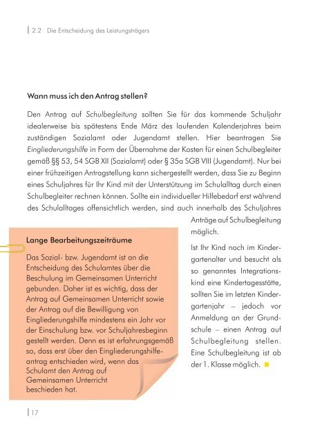 Elternratgeber Schulbegleitung in ThÃ¼ringen (PDF) - Die IBS GmbH