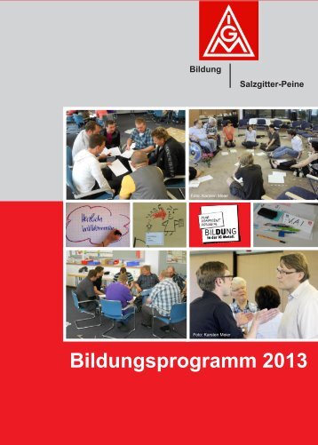 Bildungsprogramm 2013 - IG Metall Salzgitter-Peine