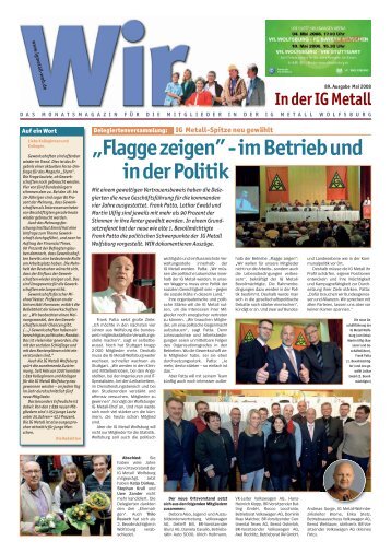 âFlaggezeigenâ-imBetriebund inderPolitik - IG Metall Wolfsburg