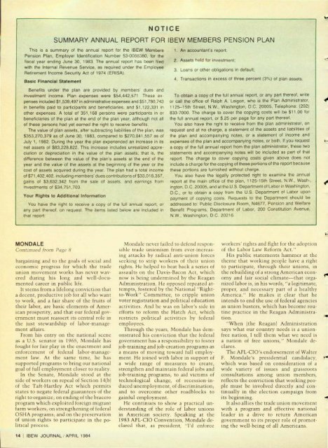 1984-04 April IBEW Journal.pdf - International Brotherhood of ...