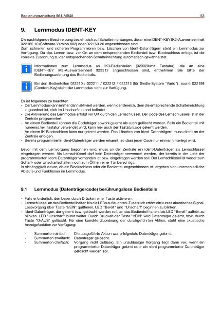 Honeywell - Einbruchmelderzentrale 561-MB48 - Bedienung (PDF)