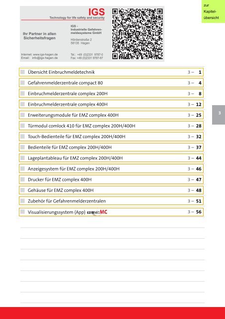 Katalogauszug Telenot Einbruchmeldetechnik - IGS-Industrielle ...