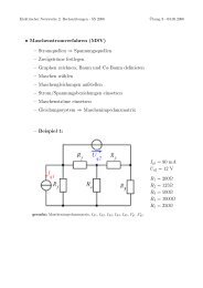 Maschenstromverfahren (MSV) â Stromquellen â Spannungsquellen