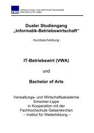 Dualer Studiengang „Informatik-Betriebswirtschaft“ IT ... - IHK Bildung