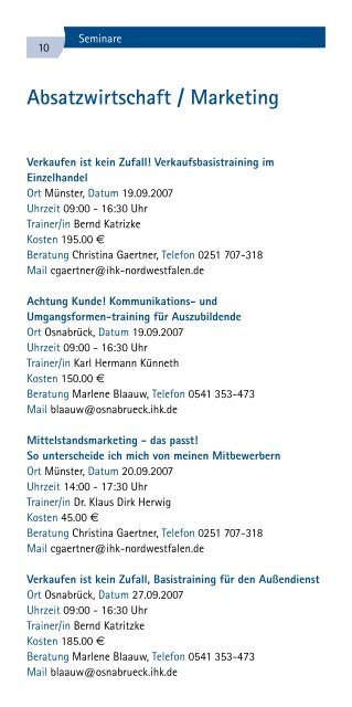 II/2007 Investieren Sie in Ihre Zukunft! - IHK Bildung