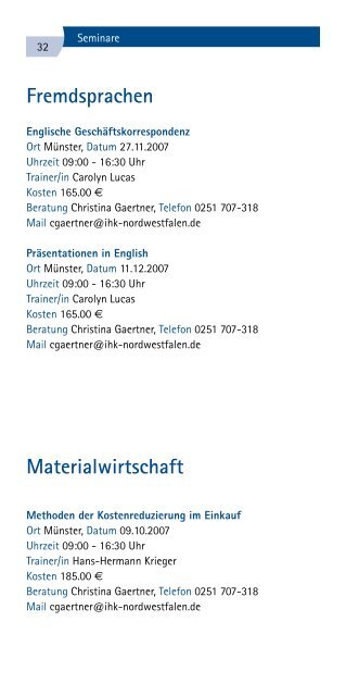 II/2007 Investieren Sie in Ihre Zukunft! - IHK Bildung