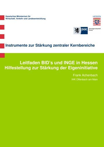 Leitfaden BID's und INGE in Hessen - Arbeitsgemeinschaft ...