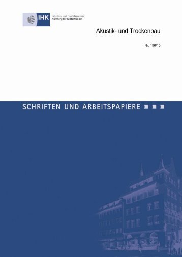 Akustik- und Trockenbau - IHK Nürnberg für Mittelfranken