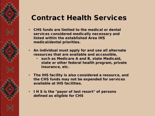 IHS Patient Benefits Coordinators - Indian Health Service