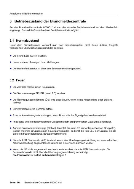 Brandmeldecomputer 8000C und 8000M - IGS-Industrielle ...