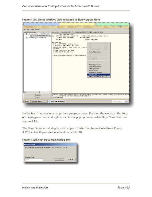 Public Health Nursing Documentation Guidelines - Indian Health ...