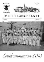 Mitteilungsblatt Mai 2013 - Ihrlerstein
