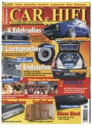 Test TA2 in German CAR & HIFI 2006 - DLS