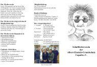 Vereinflyer Schulfoerderverein Grundschule Caputh e.V.