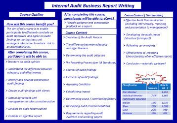 Business report essay