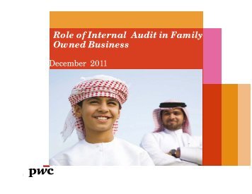 Role of Internal Audit in Family Owned Business