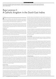 Raja Lorenzo II A Catholic kingdom in the Dutch East Indies