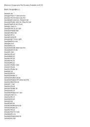 Electronic Components Part Numbers Available At Iiic Cc