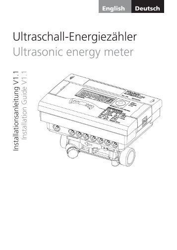 Ultraschall-EnergiezÃ¤hler Ultrasonic energy meter - ICM ...