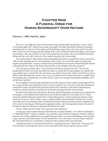 Chapter Nine A Funeral Dirge for Human Sovereignty ... - Greg Stolze