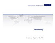 2013 Investor Day - Faurecia