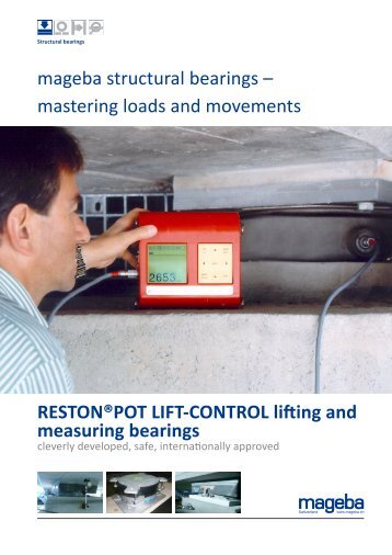 RESTON®POT LIFT-CONTROL lifting and measuring ... - mageba