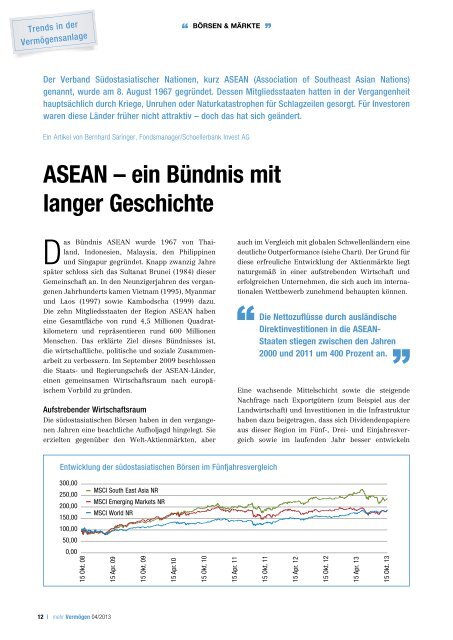 Ausgabe 4/2013 - Schoellerbank