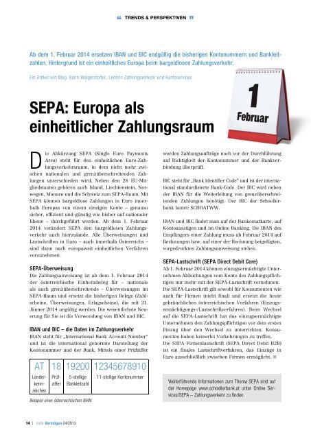 Ausgabe 4/2013 - Schoellerbank