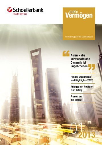 Ausgabe 1/2013 - Schoellerbank