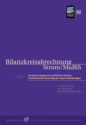 Bilanzkreisabrechnung Strom/MaBiS - IIR Deutschland GmbH