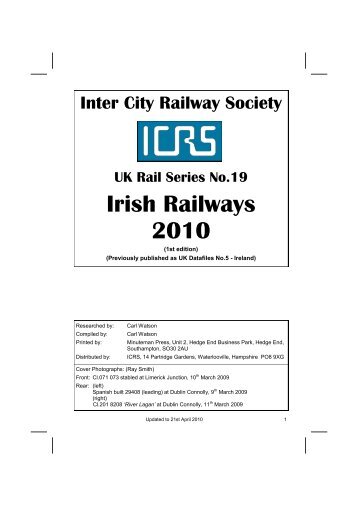 Irish Railways - Intercity Railway Society