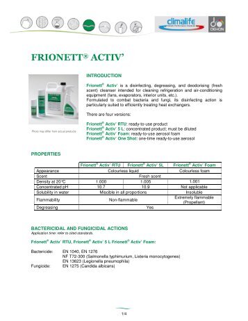 FRIONETTÂ® ACTIV' - IDS Refrigeration