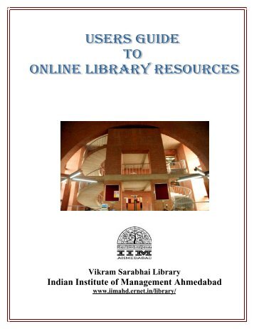 Vikram Sarabhai Library - Indian Institute of Management, Ahmedabad