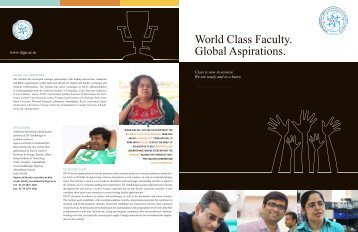 World Class Faculty - Indian Institute of Technology Gandhinagar