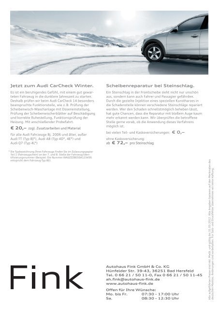 Winterzauber - Audi