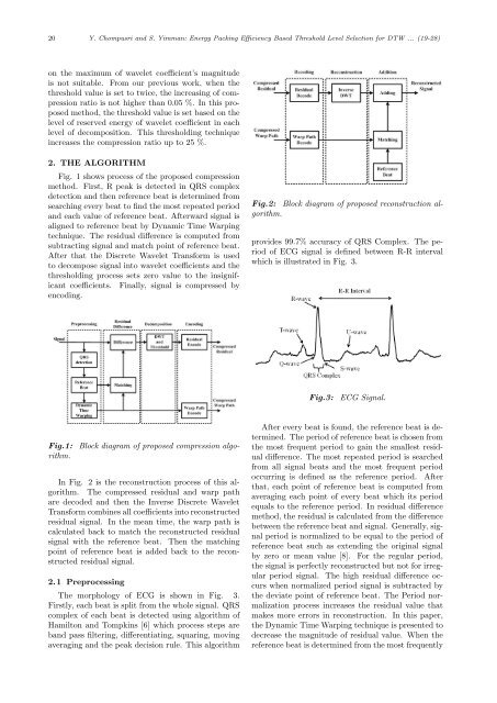 Energy Packing Efficiency Based Threshold Level ... - ijabme.org