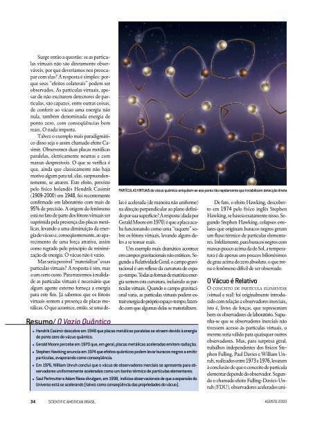 O VÃ¡cuo QuÃ¢ntico Cheio de Surpresas - Instituto de FÃ­sica TeÃ³rica ...