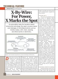 X-By-Wire: For Power, X Marks the Spot - Auto Electronics Magazine