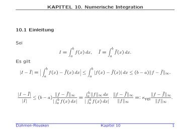 zu Kapitel 10