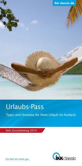 Urlaubs-Pass - IKK classic