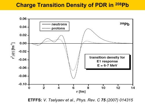 The structure of the Pygmy Dipole Resonance